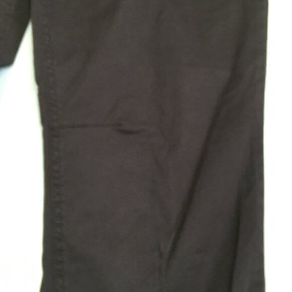 MICHAEL KORS Brown Faux Zip Pockets Logo Hardware 5 Pocket Jeans - Picture 9 of 14